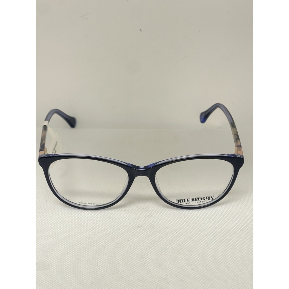 True Religion T034 GRY 54-16-140 Gray/Blue Full Rim Eyeglasses Frame 205